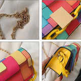 Fashion Bags for Women 2023 Women Shoulder Bags Chain Portable Women Crossbody Bags Purses and Handbags Luxury Mini Square Bag