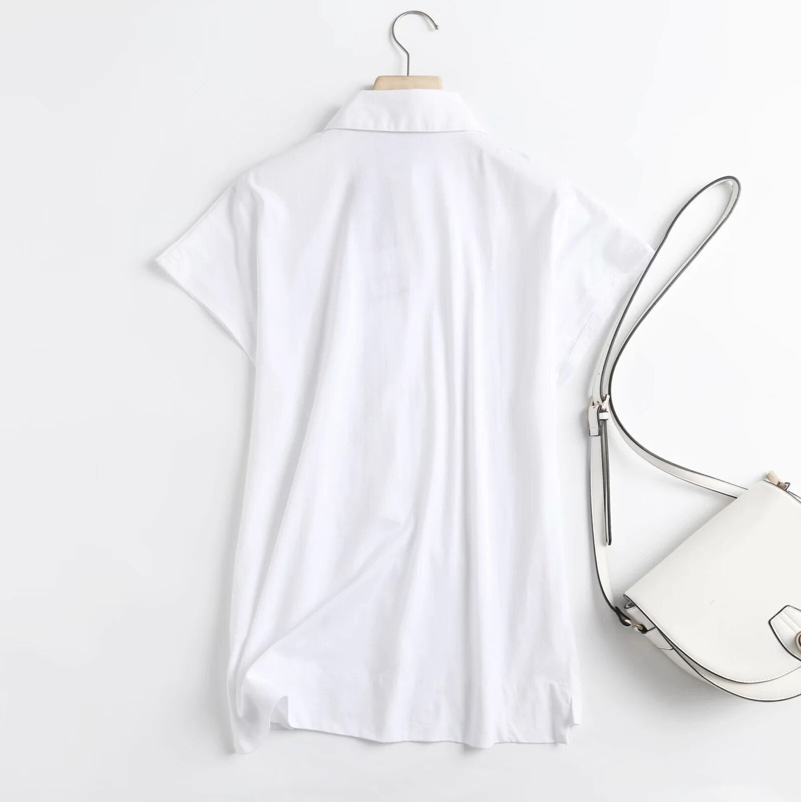 Christmas Gift Withered Summer Blouse Women Indie Folk England Style Simple Solid White Loose Blusas Mujer De Moda 2023 Kimono Shirt Women Tops